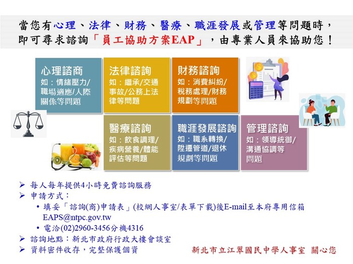 員工協助方案服務項目圖片